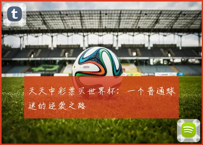 天天中彩票买世界杯：一个普通球迷的逆袭之路