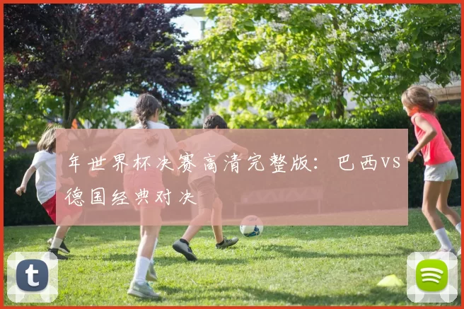 年世界杯决赛高清完整版:巴西vs德国经典对决