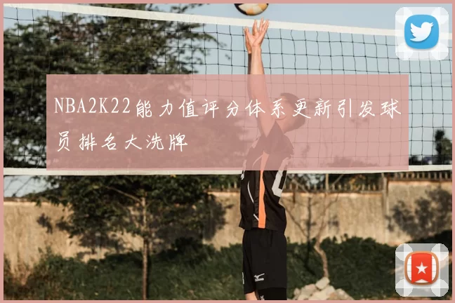 NBA2K22能力值评分体系更新引发球员排名大洗牌