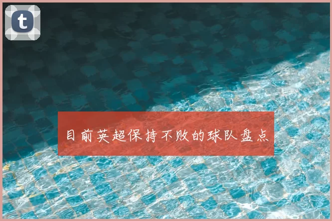 目前英超保持不败的球队盘点
