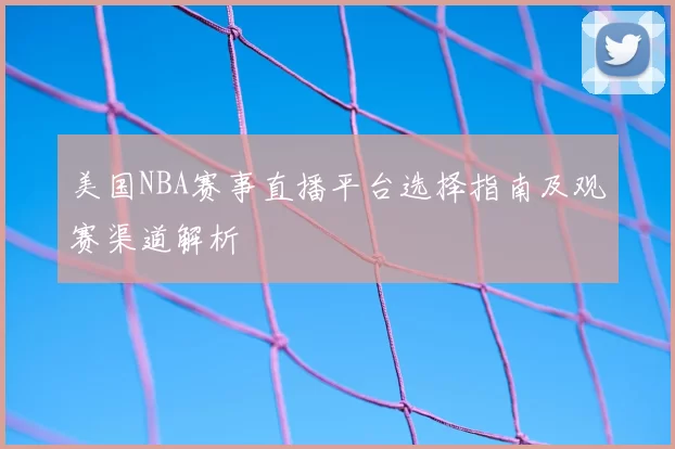 美国NBA赛事直播平台选择指南及观赛渠道解析